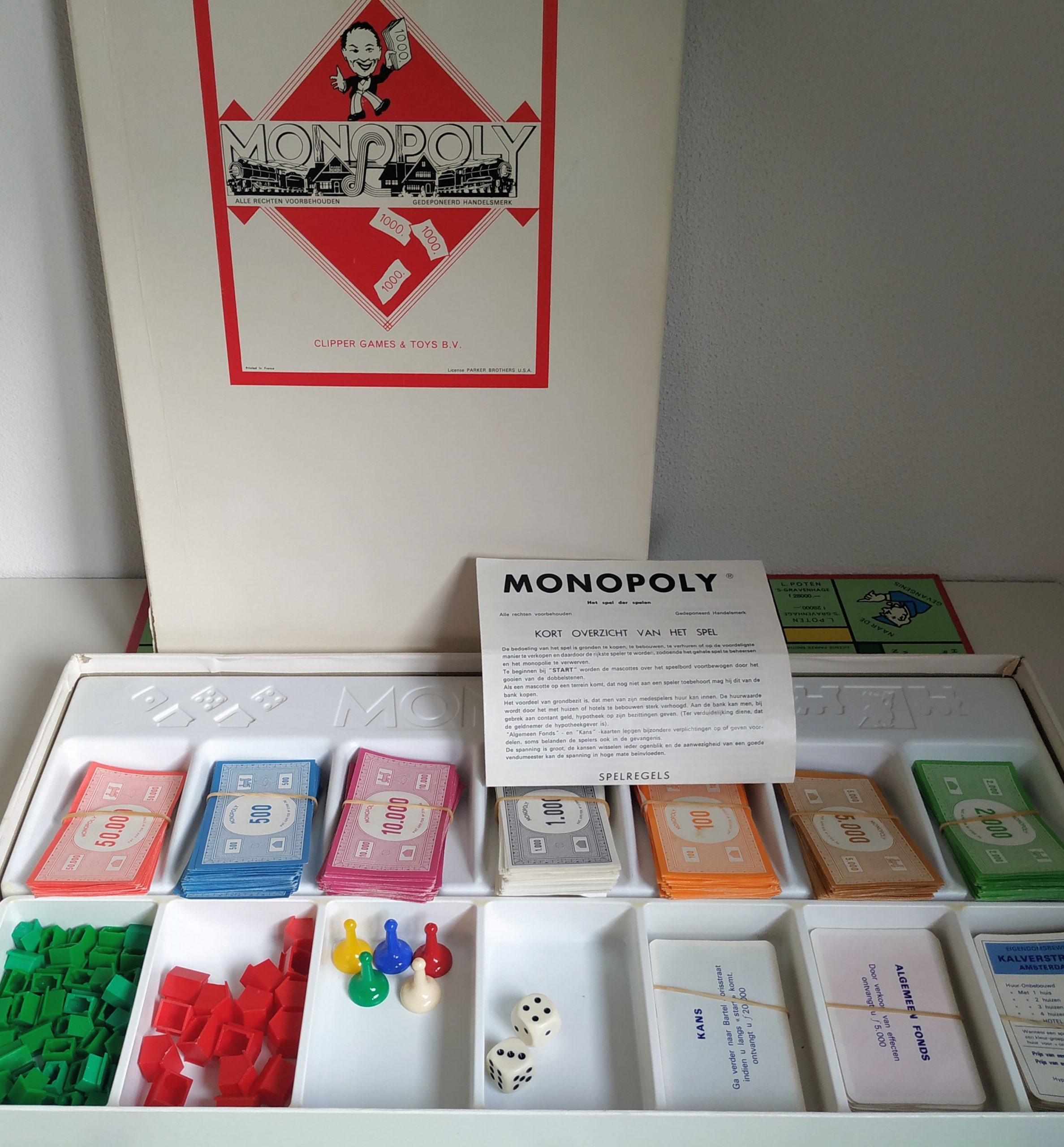 Doorzichtig Stereotype Over het algemeen Vintage Spel Monopoly uit de Jaren 70 - Queens Vintage