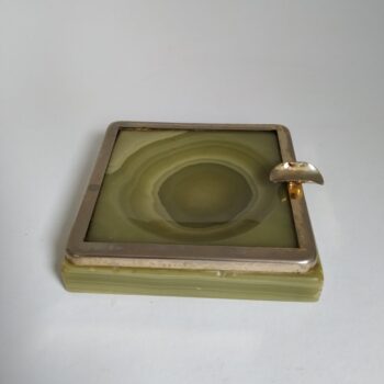 Vintage Asbak Marmer Groen