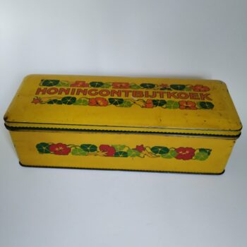Vintage Blik Honingontbijtkoek Verkade