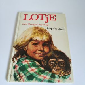 Vintage Boek Lotje met Roegan op stap