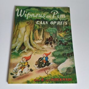 Vintage Boek Wipneus en Pim Gaan op reis