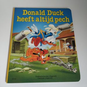 Vintage Boek Donald Duck Heeft Altijd Pech