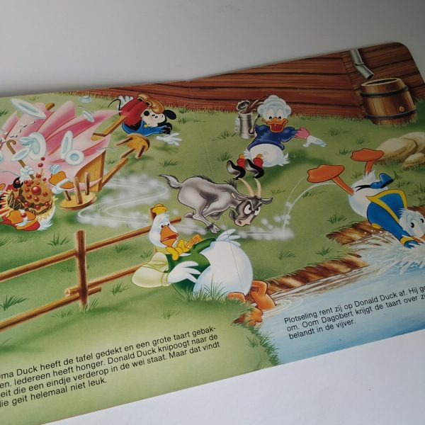 Vintage Boek Donald Duck Heeft Altijd Pech