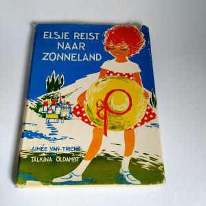 Vintage Boek Elsje Reist naar Zonneland