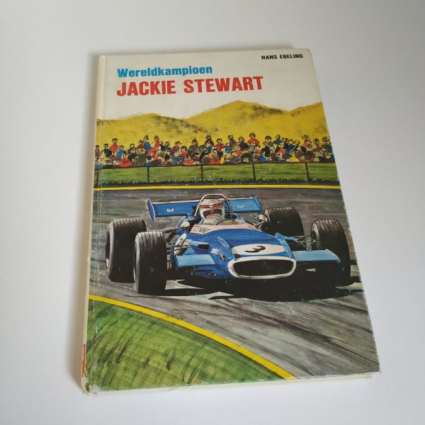 Boek ( hardcover) Wereldkmpioen Jackie Stewart- 1970 (1)