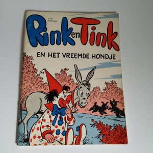 Vintage Boekje Rink en Tink en het Vreemde Hondje