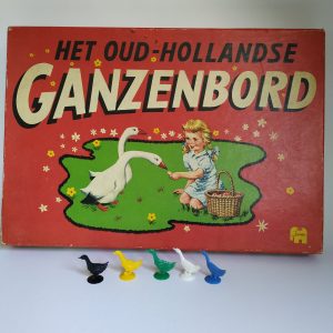 Vintage Het Oud Hollandse Ganzenbord