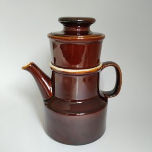 Vintage Koffiepot Heisterholzer Steinzeug W. Germany