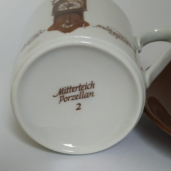 Kop en schotel 2 stuks – setprijs Mitterteich porzellan vintage jaren 70 (4)