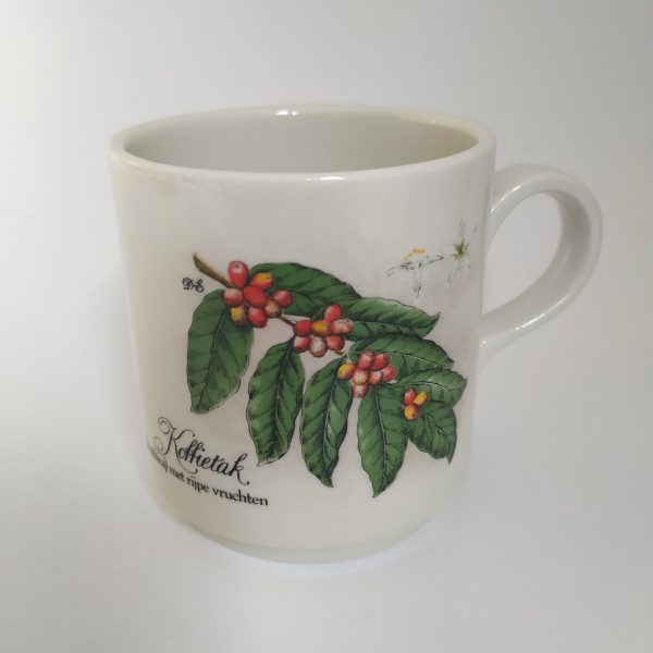 Mok 2 stuks – set prijs Vintage Villeroy & Boch koffiebloesem en koffietak (3)