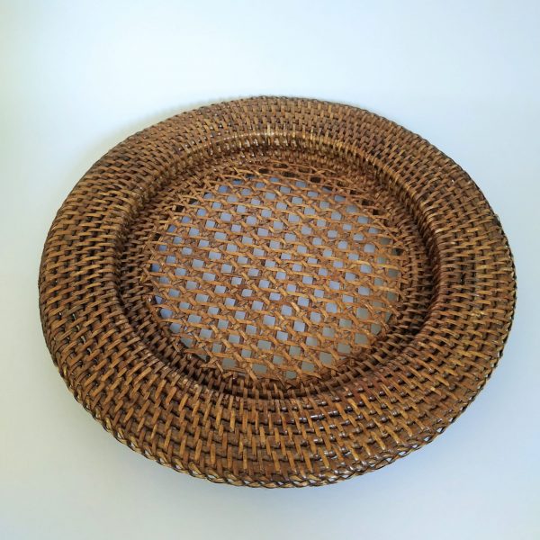 Onderborden (rotan) 2 stuks – diameter 32 cm binnengedeelte 22cm(1)