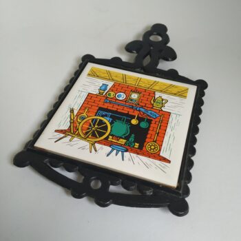 Vintage Onderzetter Cherry