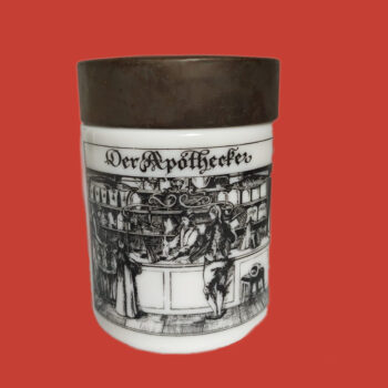 Vintage Opal Pot Der Apotheeker