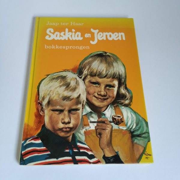 Vintage Boek Saskia en Jeroen Bokkesprongen
