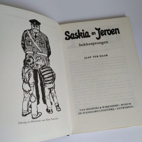 Vintage Boek Saskia en Jeroen Bokkesprongen