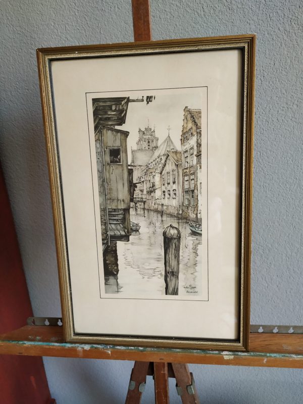 Schilderij Anton Pieck Dordrecht