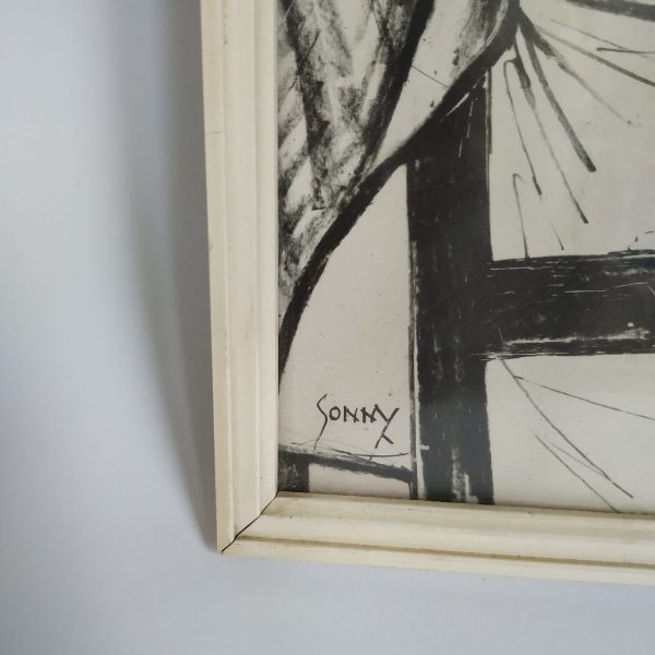 Schilderij Sonny 41,5×16,5 cm (2)