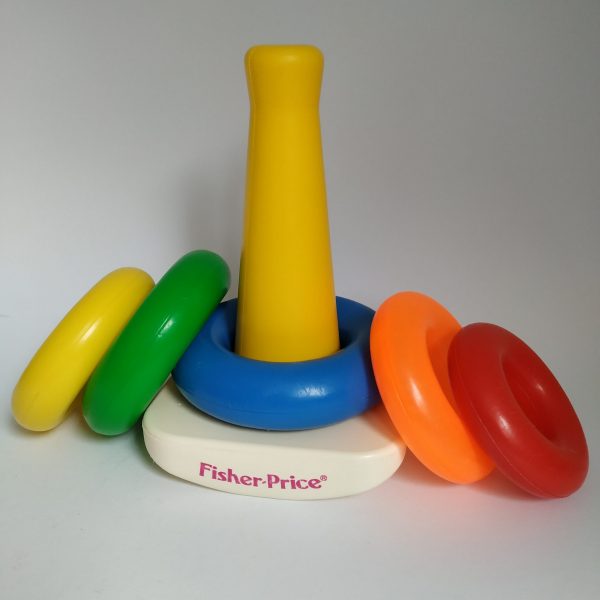 Stapelringen Pyramide van Fisher Price (2)