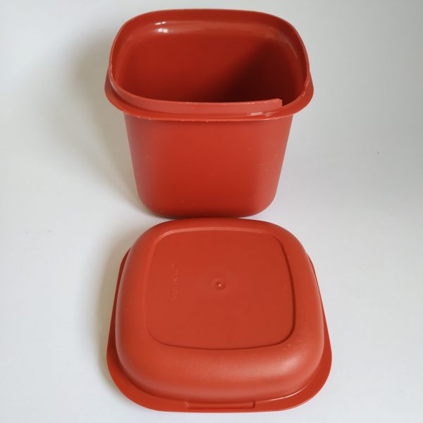 Voorraadbakje Tupperware Bruinrood 15x15x14 cm (3)