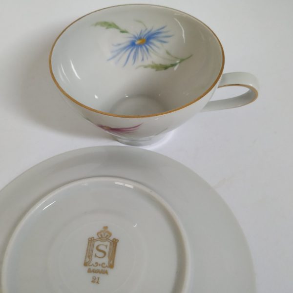 kop en schotel 2 stuks – set prijs Vintage Bavaria (5)