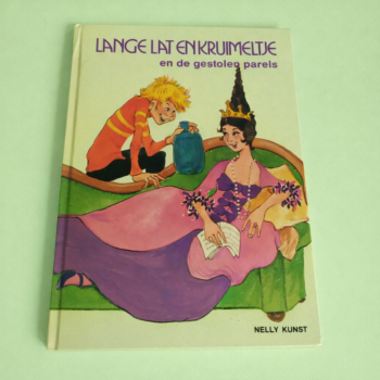Vintage Boek Lange Lat en Kruimeltje en de gestolen Parels uit 1976