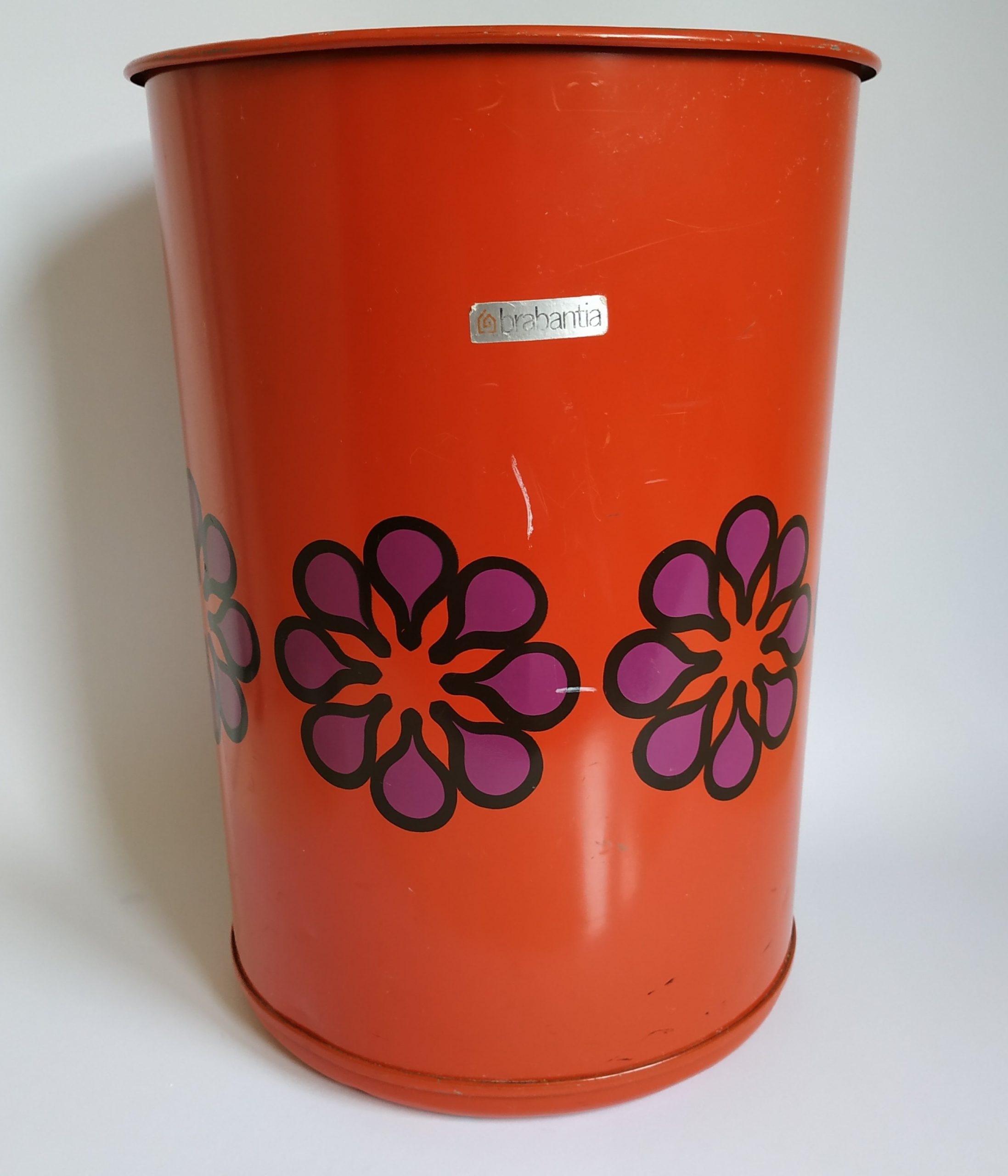 planter Uitwisseling Aanbod Vintage Prullenbak - Afvalemmer Brabantia - Queens Vintage