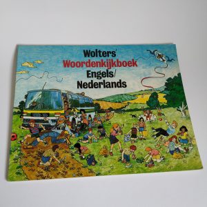 Vintage Woordenkijkboek Engels - Nederlands van Wolters