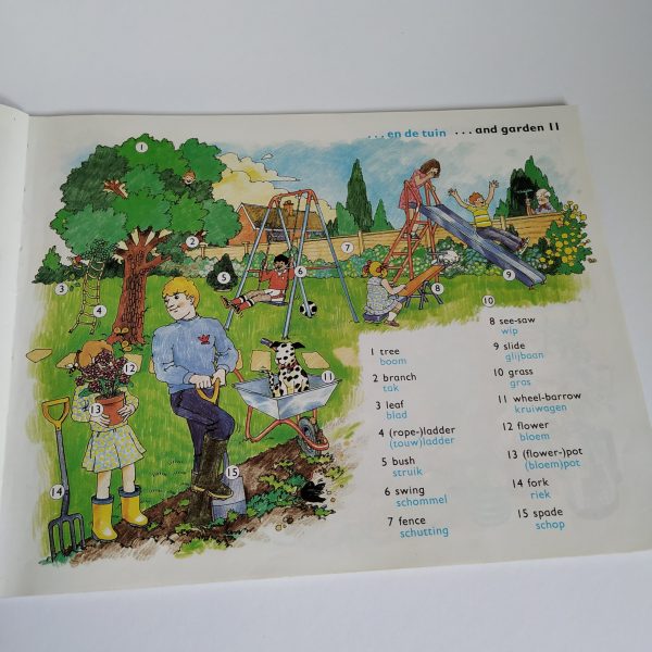 Vintage Woordenkijkboek Engels - Nederlands van Wolters