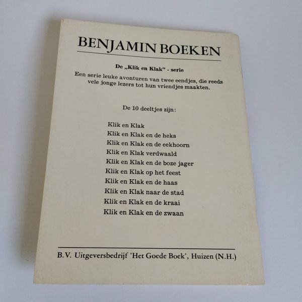 Boekje Klik en Klak en de zwaan – softcover (3)