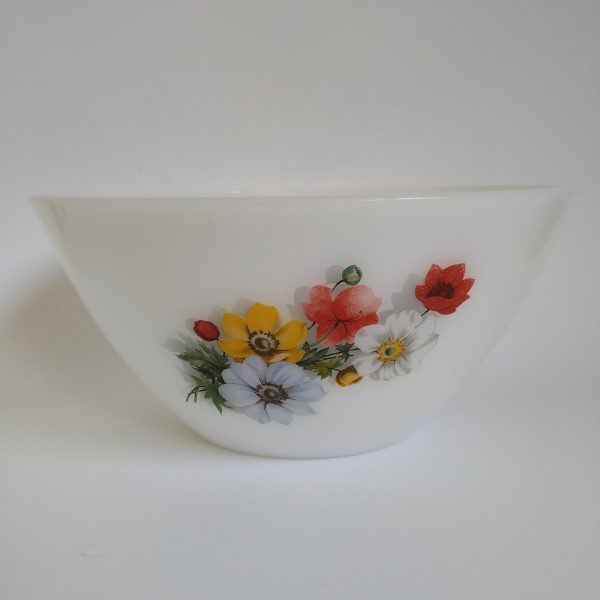 Schaal Arcopal France Anemones diameter 24 cm – hoogte 11 cm (1)