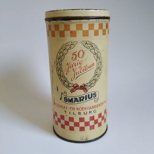 Vintage Blik Smarius Beschuit en Koekfabrieken Tilburg