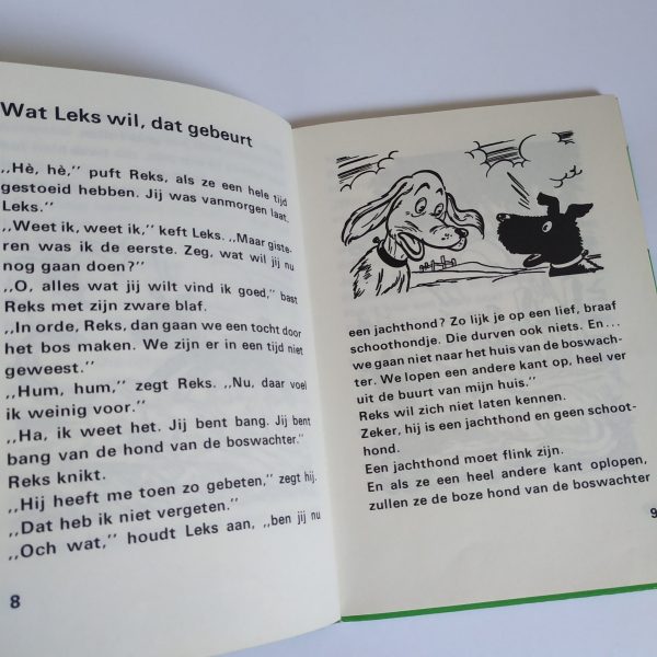 Vintage Kinderboek Leks en Reks