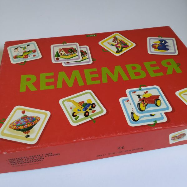 Vintage Geheugenspel van Hema uit 1987