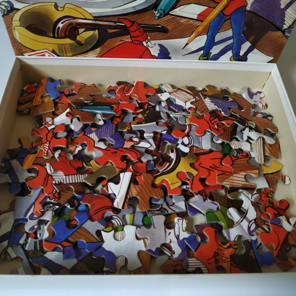 Puzzel Pinkeltje – 100 stuks – afbeelding potlood en asbak met pijp- jaar 1978 (5)