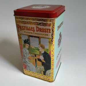 Vintage Blik Droste's Cacao chocolate pastillese