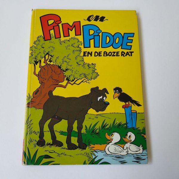 Boek Pim en Pidoe en de boze rat – 1976 hardcover (1)