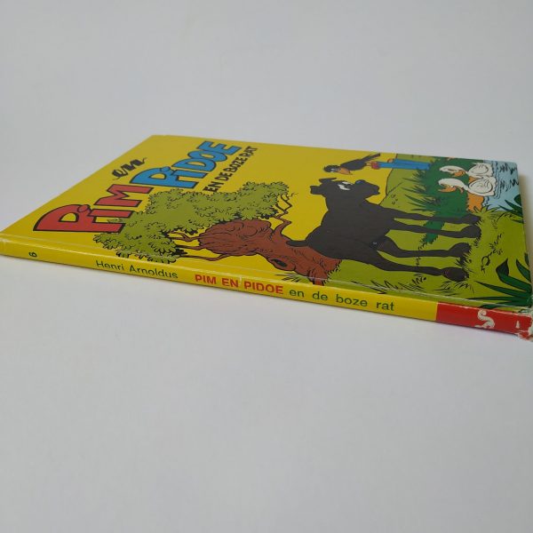 Boek Pim en Pidoe en de boze rat – 1976 hardcover (2)