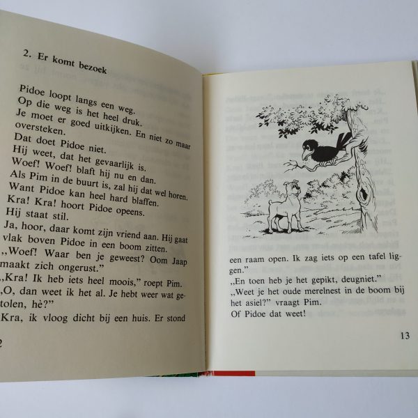 Boek Pim en Pidoe en de boze rat – 1976 hardcover (5)