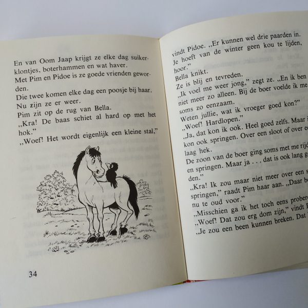 Boek Pim en Pidoe en het oude paard – 1976 (hardcover) (5)