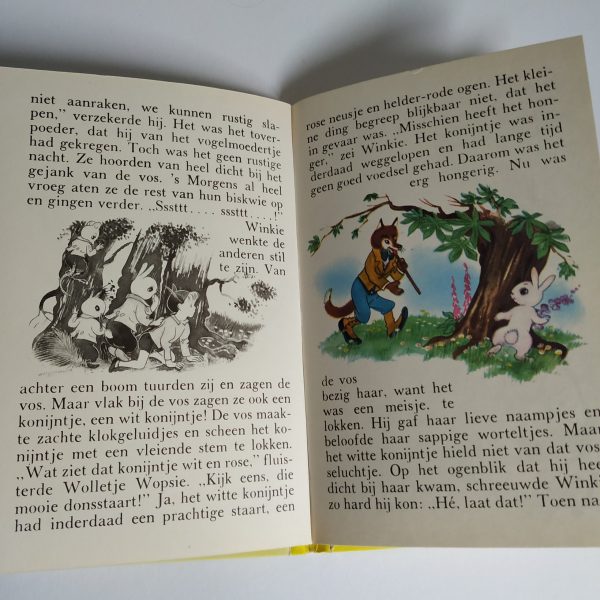 Vintage Leesboekje van Winkie en de Sluwe Vos