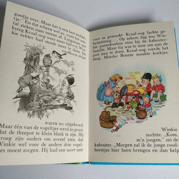 Vintage Leesboekje van Winkie en Robijntje Roodborst