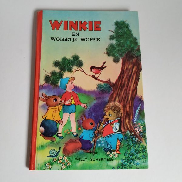 Vintage Leesboekje Winkie en Wolletje Wopsie