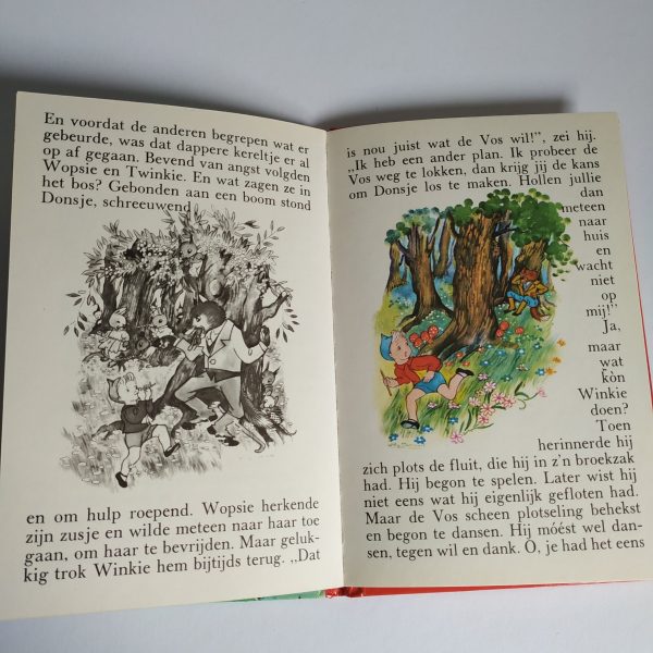 Vintage Leesboekje Winkie en Wolletje Wopsie