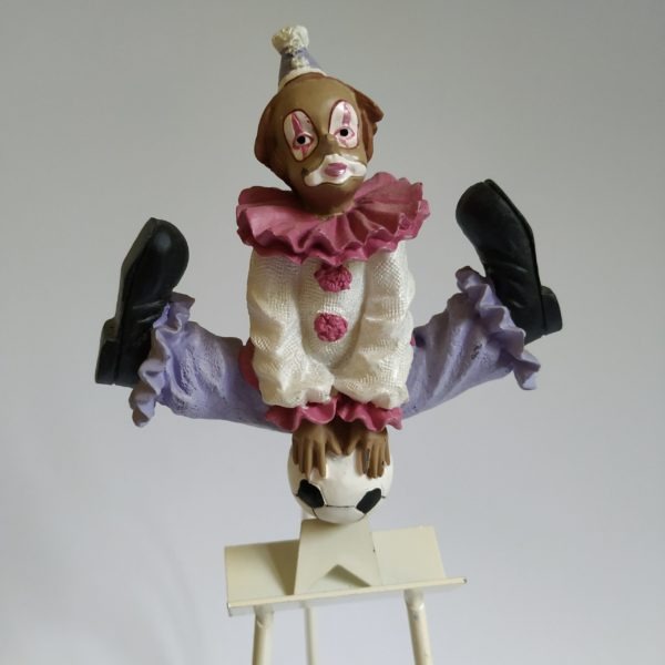 Clown in beweging – hoogte 34,5 cm (8)