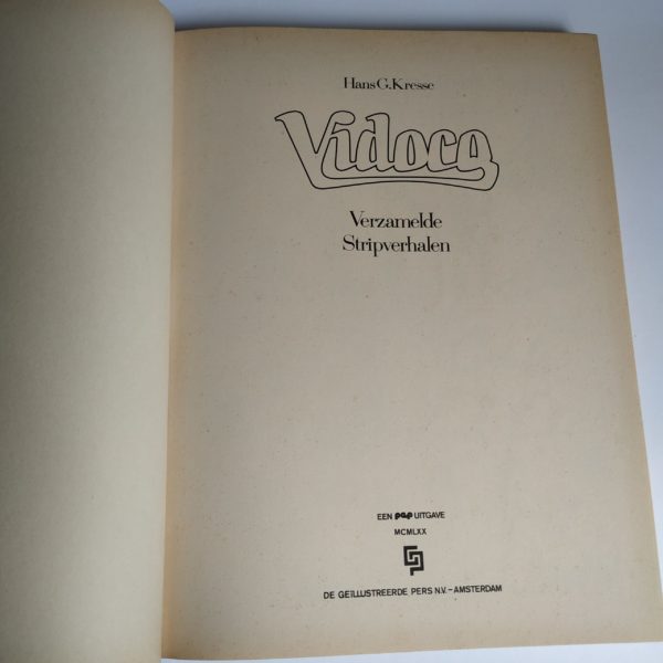 Stripboek (hardcover) Vidocq verzamelde stripverhalen uit 1970 (4)