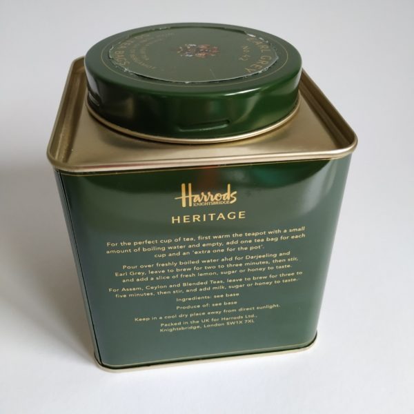 Blik Harrods knightsbridge Heritage 11 x 11 x13cm (3)