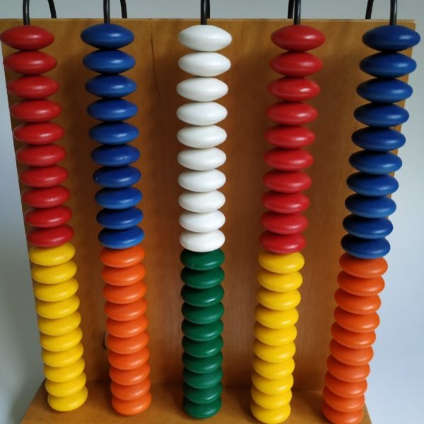 Grote Abacus (telraam) 29×22,5×9 cm 100 kralen (4)