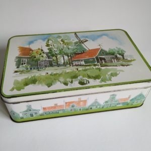 Vintage Koekblik / Koektrommel van Verkade