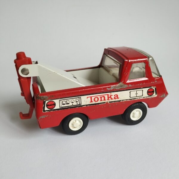 Speelgoedauto Tonka Takelwagen (metaal) 13 x 6,5 x 5,5 cm (rood-wit) (1)