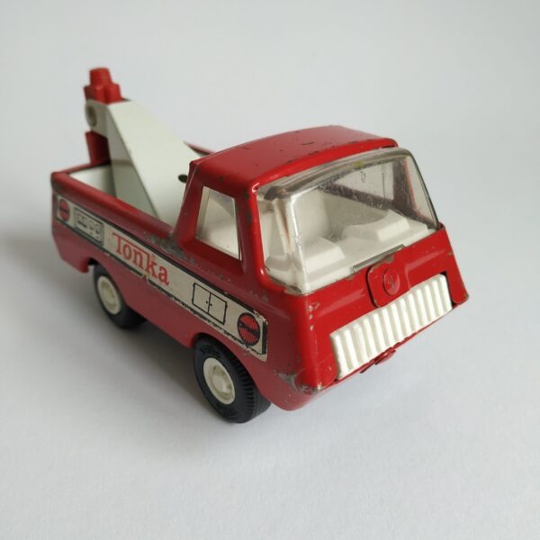 Speelgoedauto Tonka Takelwagen (metaal) 13 x 6,5 x 5,5 cm (rood-wit) (2)